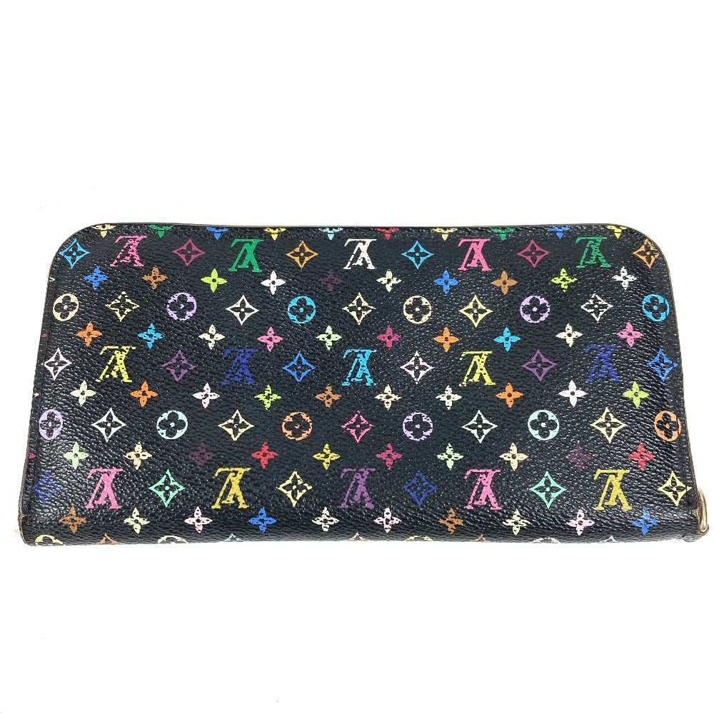 LOUIS VUITTON M93754 Monogram Multicolore Portefeuille Insolite Long Wallet Monogram Multicolore Canvas Unisex Black