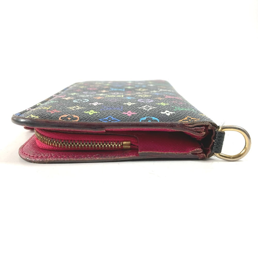 LOUIS VUITTON M93754 Monogram Multicolore Portefeuille Insolite Long Wallet Monogram Multicolore Canvas Unisex Black