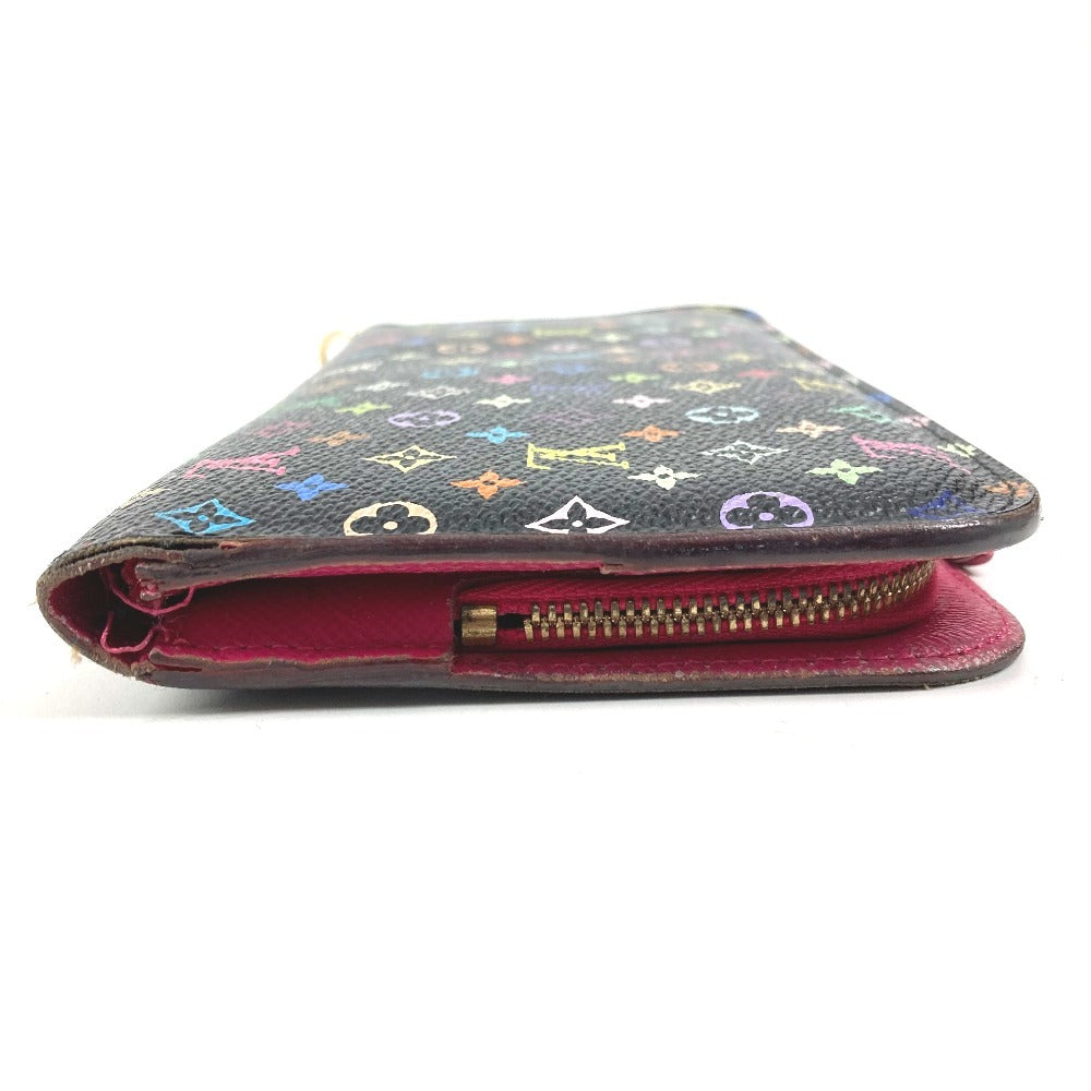 LOUIS VUITTON M93754 Monogram Multicolore Portefeuille Insolite Long Wallet Monogram Multicolore Canvas Unisex Black