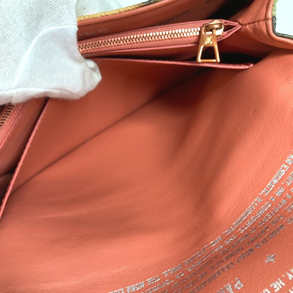 LOUIS VUITTON M64626 マスターズコレクション モナリザ Wチェーンバッグ カバン チェーンバッグ 斜め掛け フラップ ハンドバッグ ショルダーバッグ レザー ユニセックス ピンク