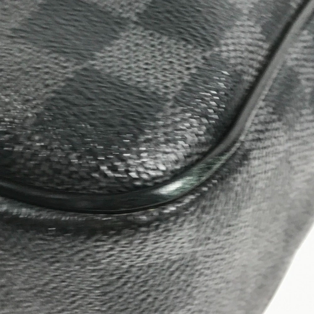 LOUIS VUITTON N58029 Damier Graphite Daniel MM Daniel MM Bag Messenger Bag Flap Shoulder Bag Damier Graphite Canvas Unisex Black