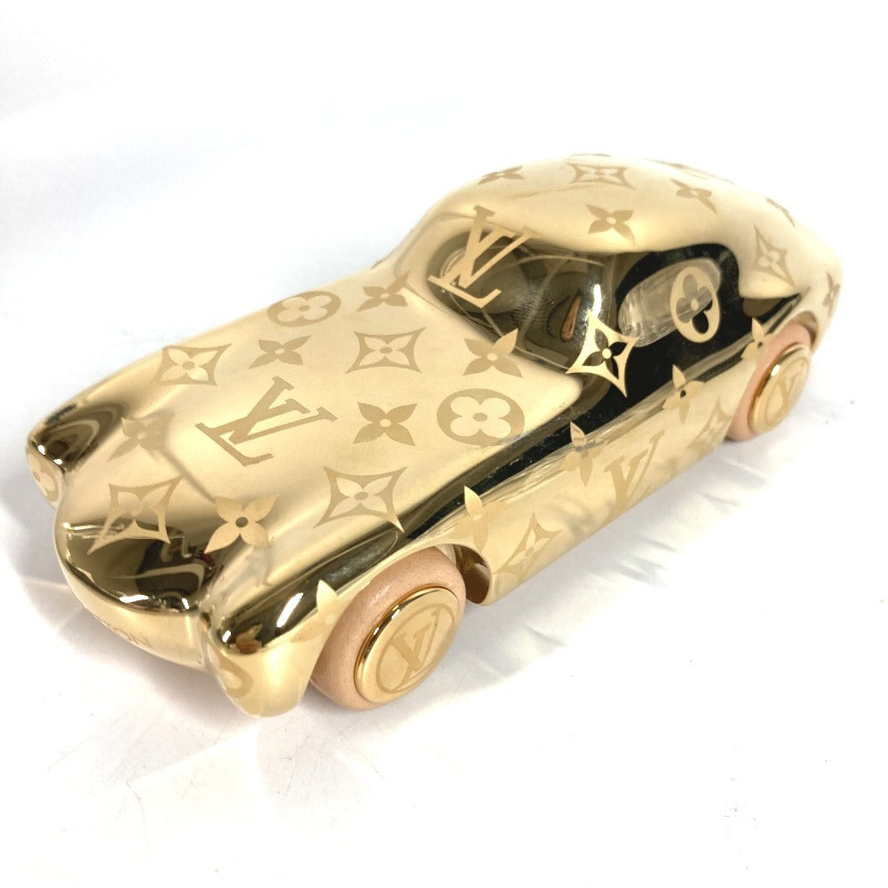 LOUIS VUITTON R97981 モノグラム VOGUEZ VOLEZ VOYAGEZ ペーパーウェイト 非売品 車 カー CAR オブジェ 真鍮 ユニセックス ゴールド