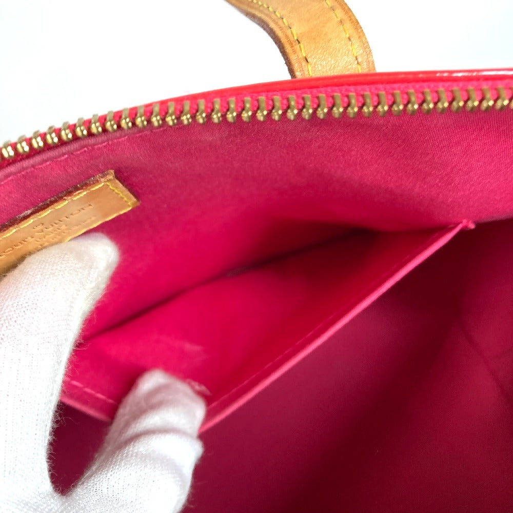LOUIS VUITTON M93669 Monogram Vernis Bellevue PM Handbag Tote Bag Monogram Vernis Canvas Unisex Rose Pop Pink