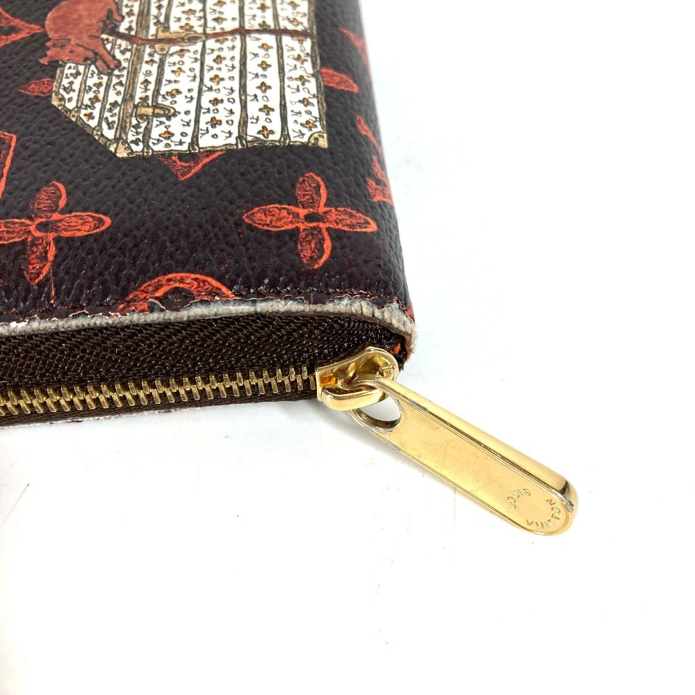 LOUIS VUITTON M63883 モノグラム キャットグラム ジッピーコインパース 小銭入れ 財布 ラウンドファスナー コインケース モノグラムキャンバス ユニセックス ブラウン