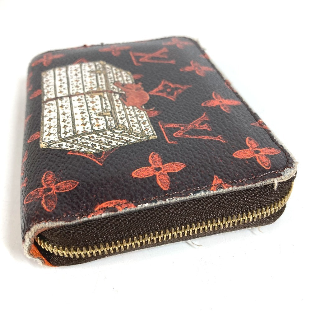 LOUIS VUITTON M63883 モノグラム キャットグラム ジッピーコインパース 小銭入れ 財布 ラウンドファスナー コインケース モノグラムキャンバス ユニセックス ブラウン