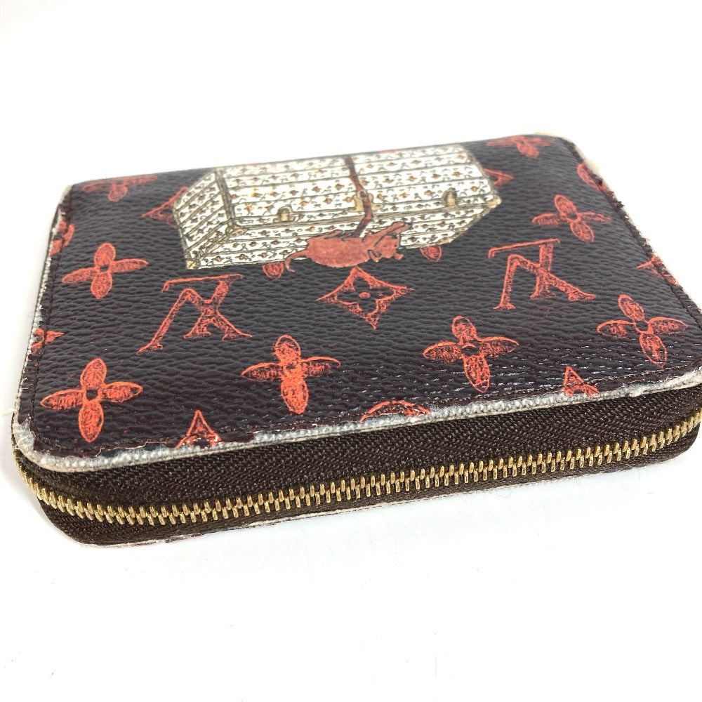 LOUIS VUITTON M63883 モノグラム キャットグラム ジッピーコインパース 小銭入れ 財布 ラウンドファスナー コインケース モノグラムキャンバス ユニセックス ブラウン