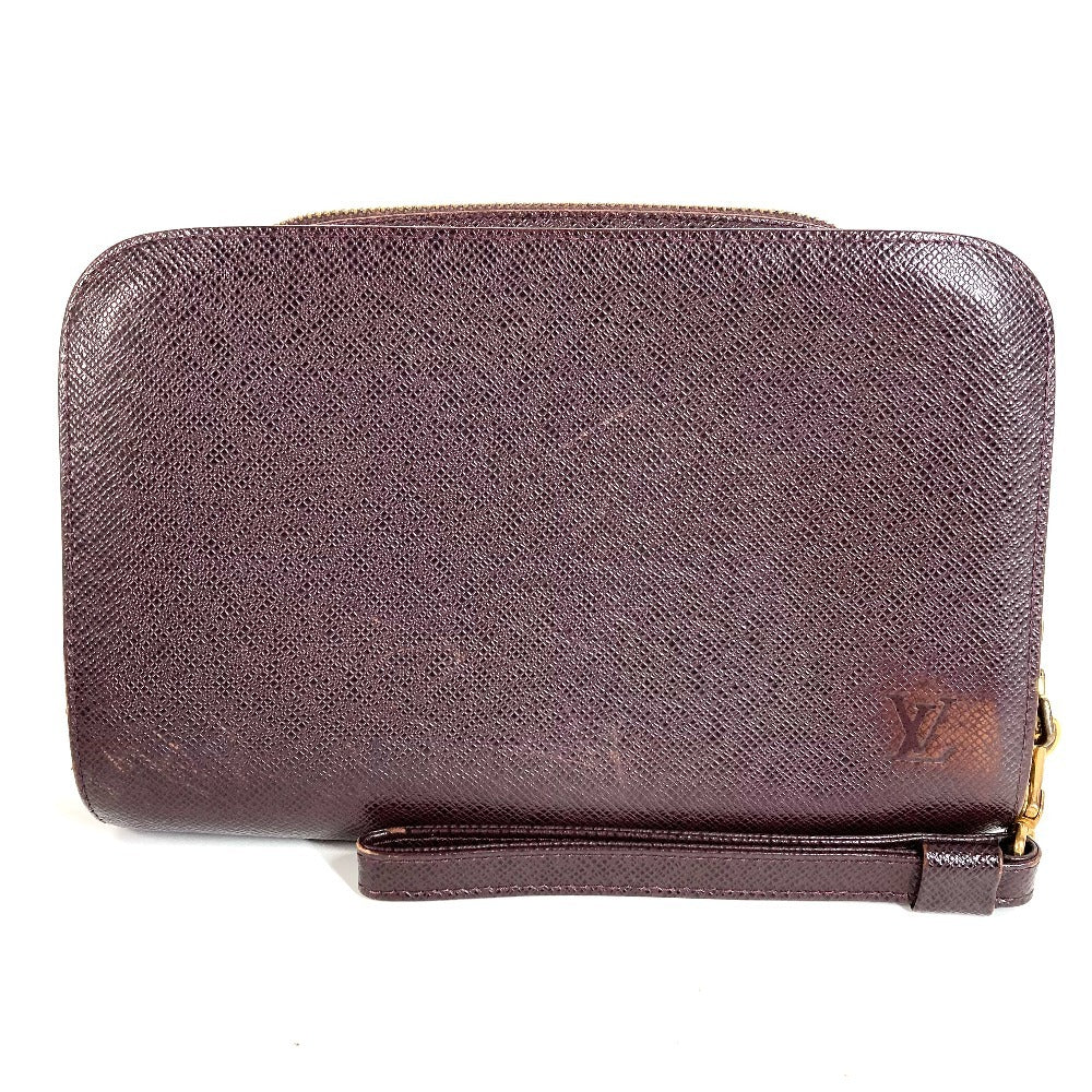 LOUIS VUITTON M30186 タイガ バイカル ストラップ付き クラッチバッグ セカンドバッグ タイガレザー ユニセックス アカジュー パープル