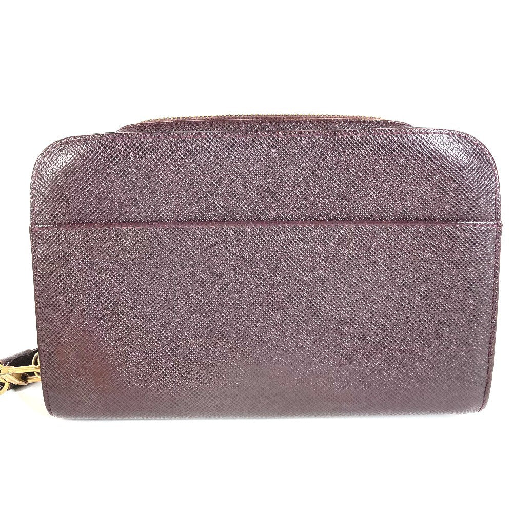 LOUIS VUITTON M30186 タイガ バイカル ストラップ付き クラッチバッグ セカンドバッグ タイガレザー ユニセックス アカジュー パープル