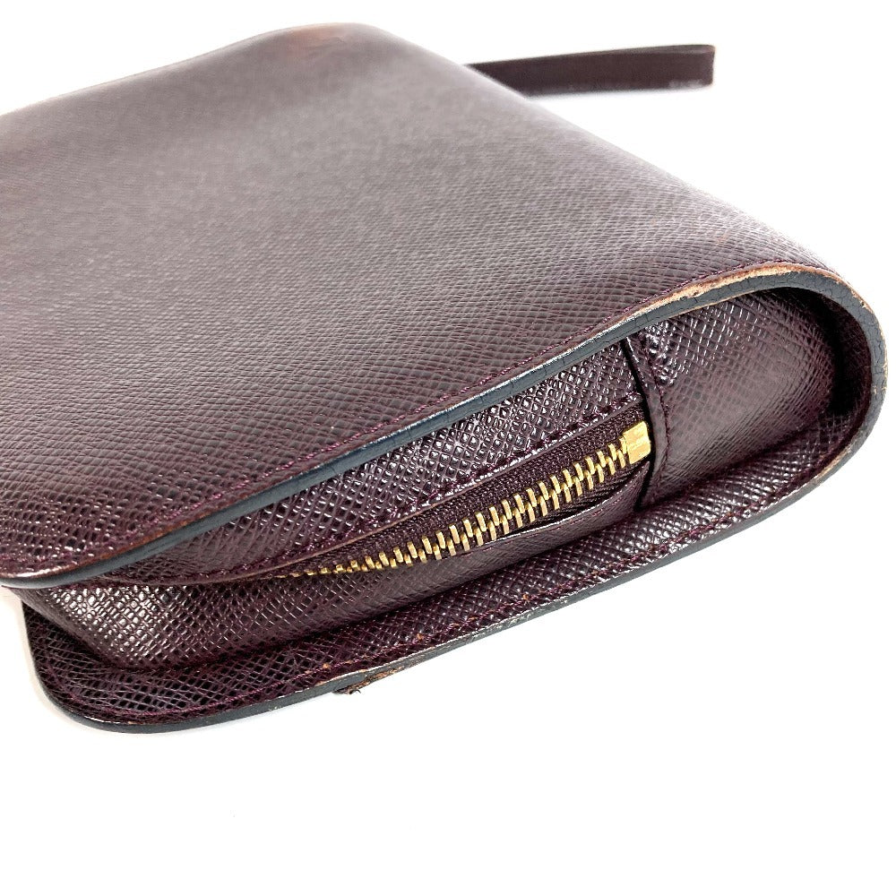 LOUIS VUITTON M30186 タイガ バイカル ストラップ付き クラッチバッグ セカンドバッグ タイガレザー ユニセックス アカジュー パープル