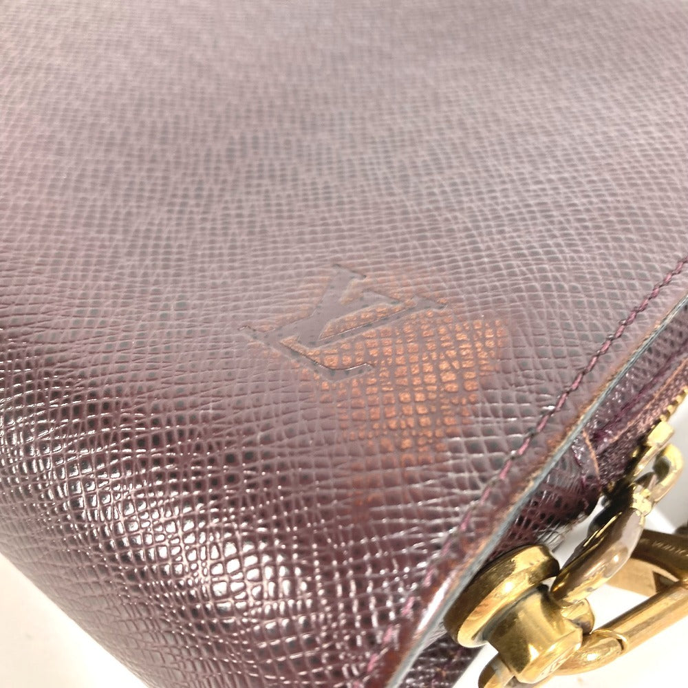 LOUIS VUITTON M30186 タイガ バイカル ストラップ付き クラッチバッグ セカンドバッグ タイガレザー ユニセックス アカジュー パープル