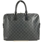 LOUIS VUITTON N48224 Damier Graphite Porte Documents Jour PDJ กระเป๋า กระเป๋าเอกสาร กระเป๋าถือ กระเป๋าเอกสาร กระเป๋าธุรกิจ แคนวาส Damier Graphite ผู้ชาย สีดำ
