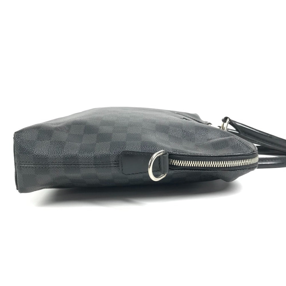 LOUIS VUITTON N48224 Damier Graphite Porte Documents Jour PDJ กระเป๋า กระเป๋าเอกสาร กระเป๋าถือ กระเป๋าเอกสาร กระเป๋าธุรกิจ แคนวาส Damier Graphite ผู้ชาย สีดำ