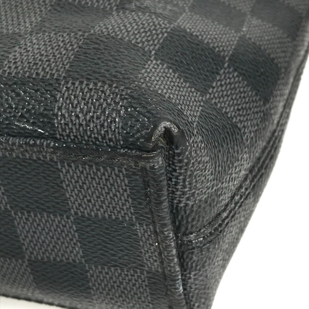 LOUIS VUITTON N48224 Damier Graphite Porte Documents Jour PDJ กระเป๋า กระเป๋าเอกสาร กระเป๋าถือ กระเป๋าเอกสาร กระเป๋าธุรกิจ แคนวาส Damier Graphite ผู้ชาย สีดำ