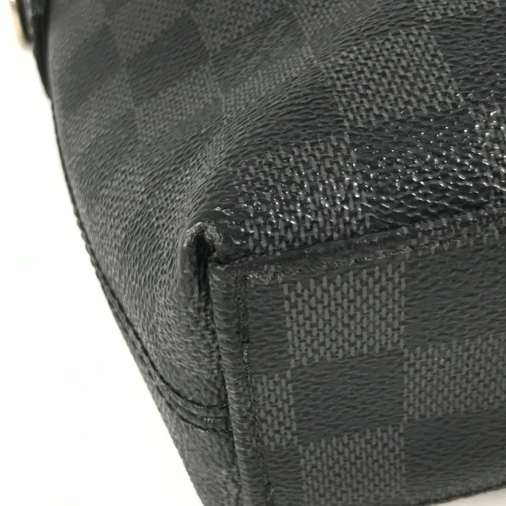 LOUIS VUITTON N48224 Damier Graphite Porte Documents Jour PDJ กระเป๋า กระเป๋าเอกสาร กระเป๋าถือ กระเป๋าเอกสาร กระเป๋าธุรกิจ แคนวาส Damier Graphite ผู้ชาย สีดำ