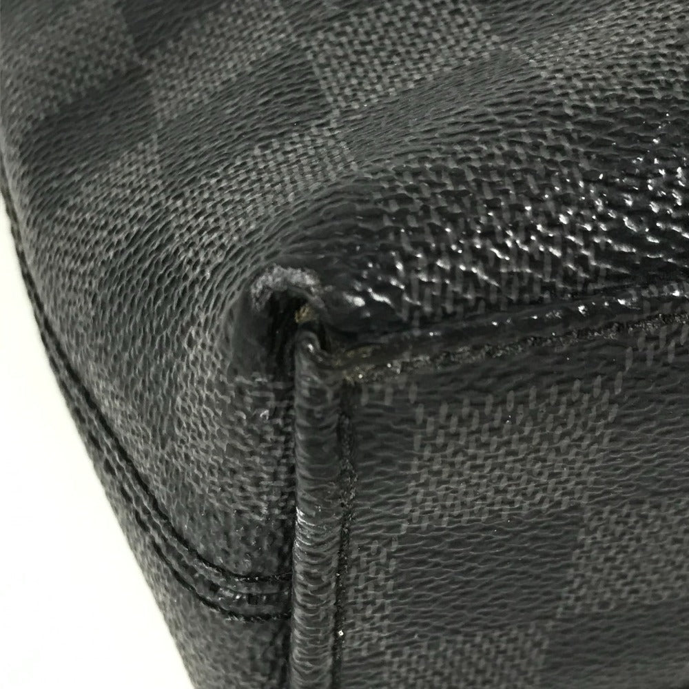 LOUIS VUITTON N48224 Damier Graphite Porte Documents Jour PDJ กระเป๋า กระเป๋าเอกสาร กระเป๋าถือ กระเป๋าเอกสาร กระเป๋าธุรกิจ แคนวาส Damier Graphite ผู้ชาย สีดำ
