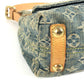 LOUIS VUITTON M95049 モノグラムデニム バギーPM バギー PM 斜め掛け ポケット カバン ２WAYバッグ 肩掛け ショルダーバッグ モノグラムデニム レディース ブルー