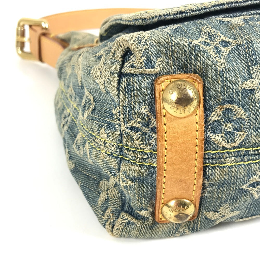 LOUIS VUITTON M95049 モノグラムデニム バギーPM バギー PM 斜め掛け ポケット カバン ２WAYバッグ 肩掛け ショルダーバッグ モノグラムデニム レディース ブルー