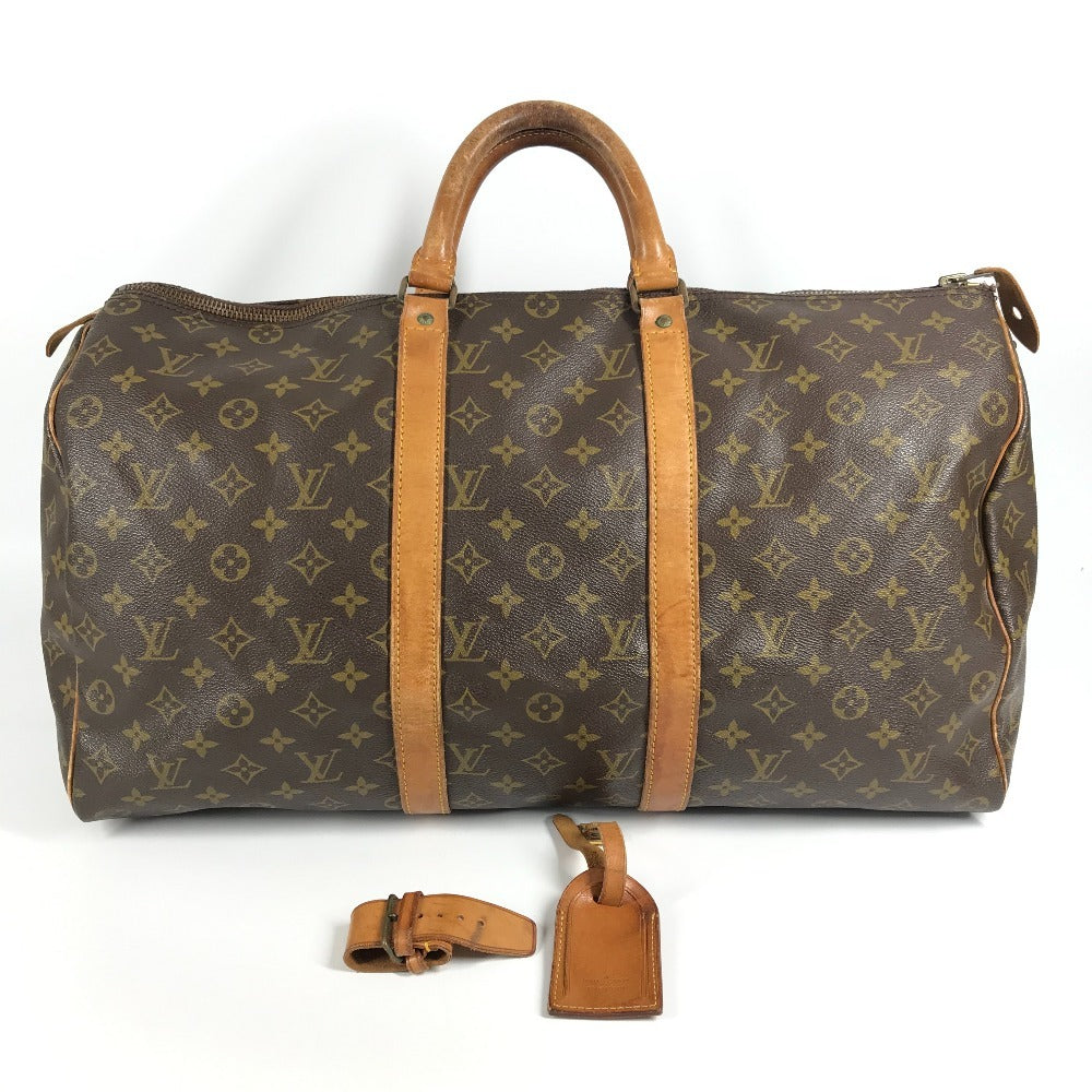 LOUIS VUITTON M41426 Monogram Keepall 50 Keepall 50 (Debeso, old model) Travel Bag Handbag Travel Bag Boston Bag Monogram Canvas Unisex Brown