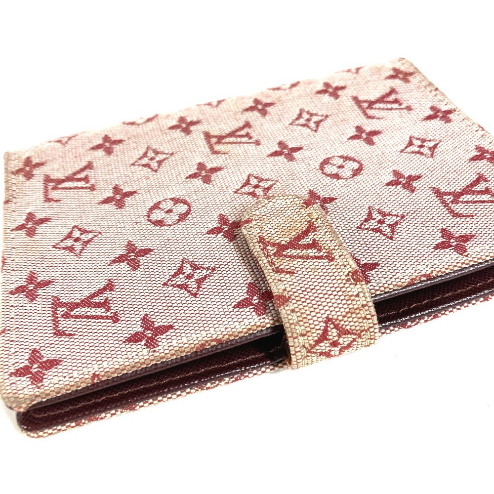 LOUIS VUITTON R20912 モノグラムミニ アジェンダPM アジェンダ PM システム手帳 ステーショナリー 手帳カバー モノグラムミニキャンバス ユニセックス スリーズ レッド