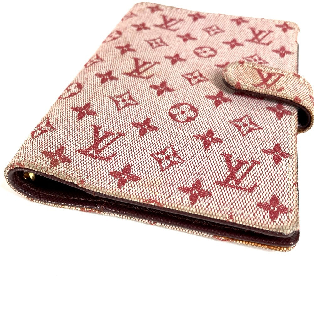 LOUIS VUITTON R20912 モノグラムミニ アジェンダPM アジェンダ PM システム手帳 ステーショナリー 手帳カバー モノグラムミニキャンバス ユニセックス スリーズ レッド