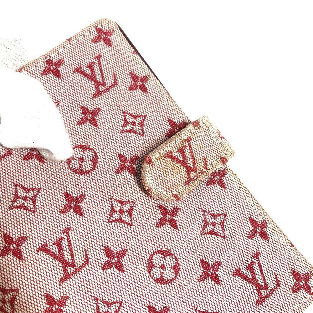 LOUIS VUITTON R20912 モノグラムミニ アジェンダPM アジェンダ PM システム手帳 ステーショナリー 手帳カバー モノグラムミニキャンバス ユニセックス スリーズ レッド