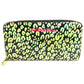 LOUIS VUITTON M91475 ヴェルニレオパード 豹 ヒョウ柄 ジッピーウォレット ロングウォレット ラウンドファスナー 長財布 パテントレザー ユニセックス ブラック