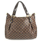 LOUIS VUITTON N41131 Damier Evora MM Evora MM Bag Tote Bag Shoulder Bag Damier Canvas Unisex Ebene Brown