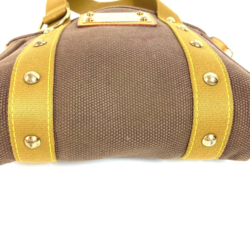 LOUIS VUITTON M40089 アンティグア カバPM カバ PM ハンドバック カバン トートバッグ キャンバス ユニセックス ブラウン