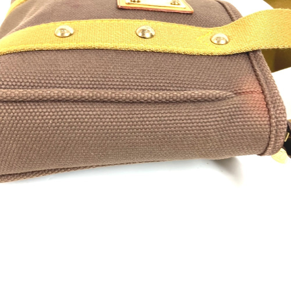 LOUIS VUITTON M40089 アンティグア カバPM カバ PM ハンドバック カバン トートバッグ キャンバス ユニセックス ブラウン
