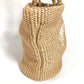 JIMMY CHOO Logo Bag Tote Bag Summer Bag Beach Bag Basket Bag Handbag Raffia Unisex Beige