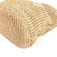 JIMMY CHOO Logo Bag Tote Bag Summer Bag Beach Bag Basket Bag Handbag Raffia Unisex Beige