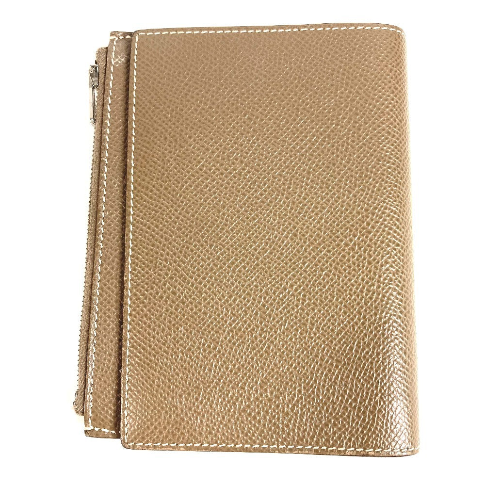 HERMES EAジップ EA ジップ システム手帳 ステーショナリー ポケット付き 手帳カバー レザー ユニセックス エトゥープ グレー