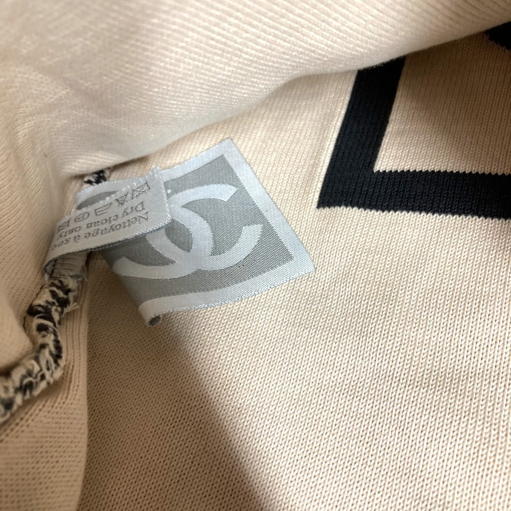 CHANEL スポーツ CC ココマーク ロゴ ナップサック バックパック ニット カバン リュックサック コットン ユニセックス ブラック