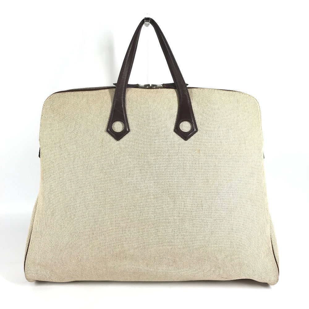 HERMES Sacque Bout GM Sacque Bout GM กระเป๋าถือ กระเป๋าสะพายข้าง หนัง/แคนวาส สำหรับทุกเพศ สีเบจ