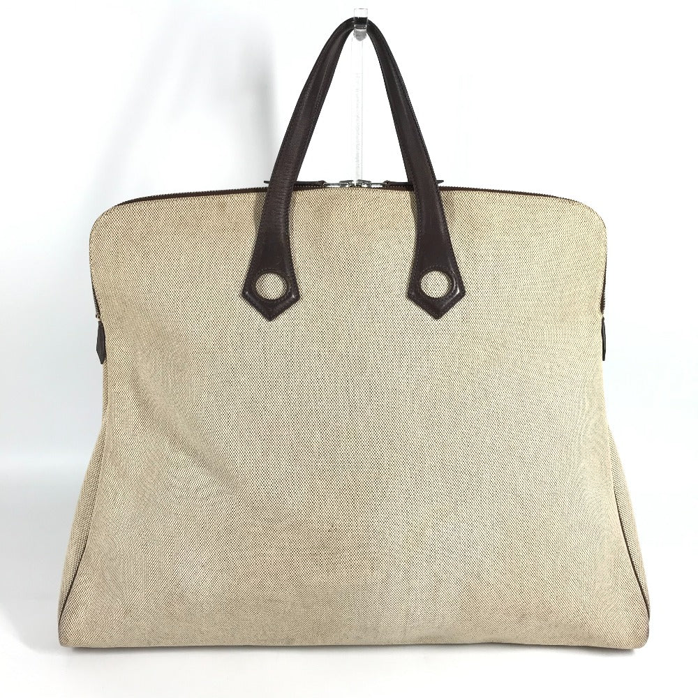 HERMES Sacque Bout GM Sacque Bout GM กระเป๋าถือ กระเป๋าสะพายข้าง หนัง/แคนวาส สำหรับทุกเพศ สีเบจ