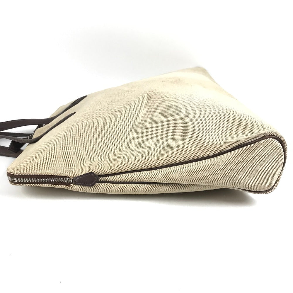 HERMES Sacque Bout GM Sacque Bout GM กระเป๋าถือ กระเป๋าสะพายข้าง หนัง/แคนวาส สำหรับทุกเพศ สีเบจ