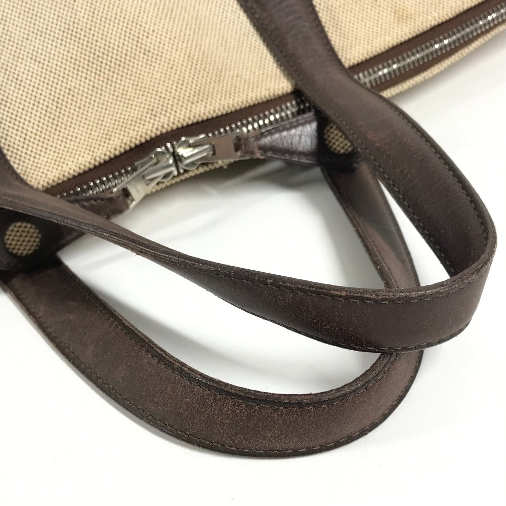 HERMES Sacque Bout GM Sacque Bout GM กระเป๋าถือ กระเป๋าสะพายข้าง หนัง/แคนวาส สำหรับทุกเพศ สีเบจ