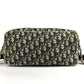 Dior Vintage Trotter Logo NO2 Bag Crossbody Pochette Shoulder Bag PVC/Canvas/Suede Unisex Black