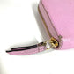 GUCCI 499337 BOSCO Long Wallet Round Zipper Leather Unisex Pink