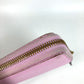GUCCI 499337 BOSCO Long Wallet Round Zipper Leather Unisex Pink