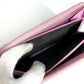 GUCCI 499337 BOSCO Long Wallet Round Zipper Leather Unisex Pink