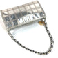 CHANEL アイスキューブ CC ココマーク ロゴ カバン チェーンバッグ 肩掛け アクセサリーポーチ ショルダーバッグ レザー ユニセックス シルバー