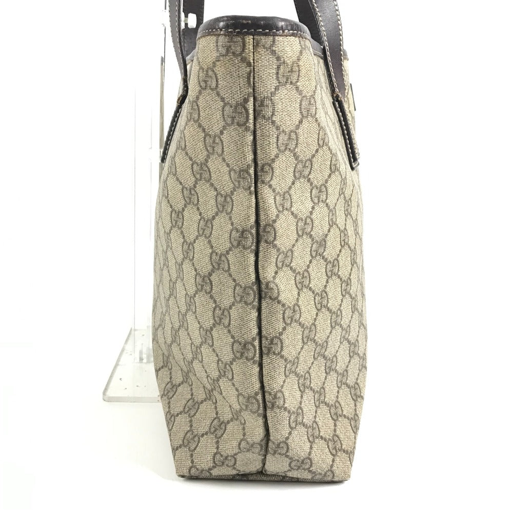 GUCCI 211137 GG Logo Shoulder Bag Tote Bag Shoulder Bag GG Supreme Canvas Unisex Beige