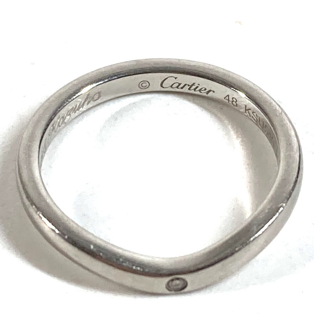 CARTIER ダイヤ ダイヤモンド バレリーナ 1PD アクセサリー ジュエリー プラチナ リング・指輪 Pt950 レディース シルバー