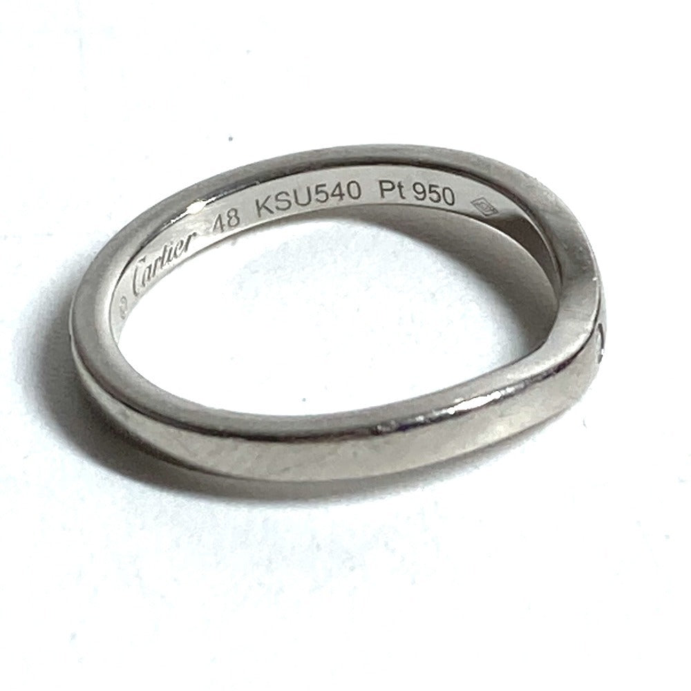 CARTIER ダイヤ ダイヤモンド バレリーナ 1PD アクセサリー ジュエリー プラチナ リング・指輪 Pt950 レディース シルバー