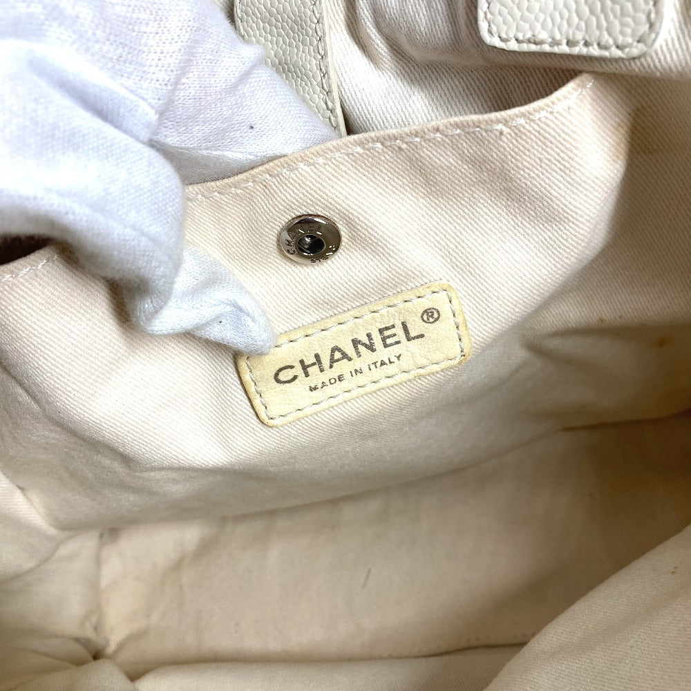 CHANEL マジック CC ココマーク ロゴ マジックCC カバン トートバッグ 肩掛け ショルダーバッグ コットン ユニセックス アイボリー系