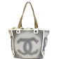 CHANEL マジック CC ココマーク ロゴ マジックCC カバン トートバッグ 肩掛け ショルダーバッグ コットン ユニセックス アイボリー系