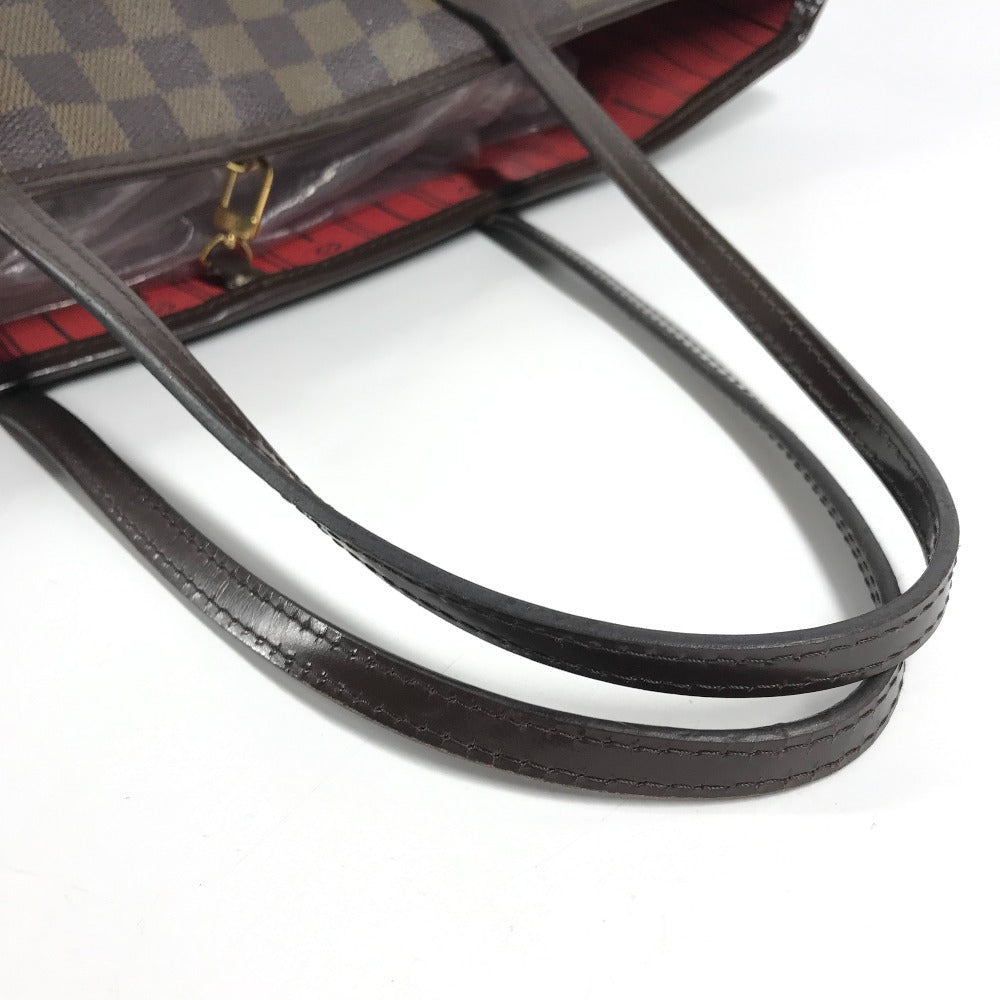 LOUIS VUITTON N51105 Damier Neverfull MM Neverfull MM Handbag Bag Shoulder Bag Tote Bag Damier Canvas Unisex Ebene Brown