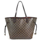 LOUIS VUITTON N51105 Damier Neverfull MM Neverfull MM Handbag Bag Shoulder Bag Tote Bag Damier Canvas Unisex Ebene Brown
