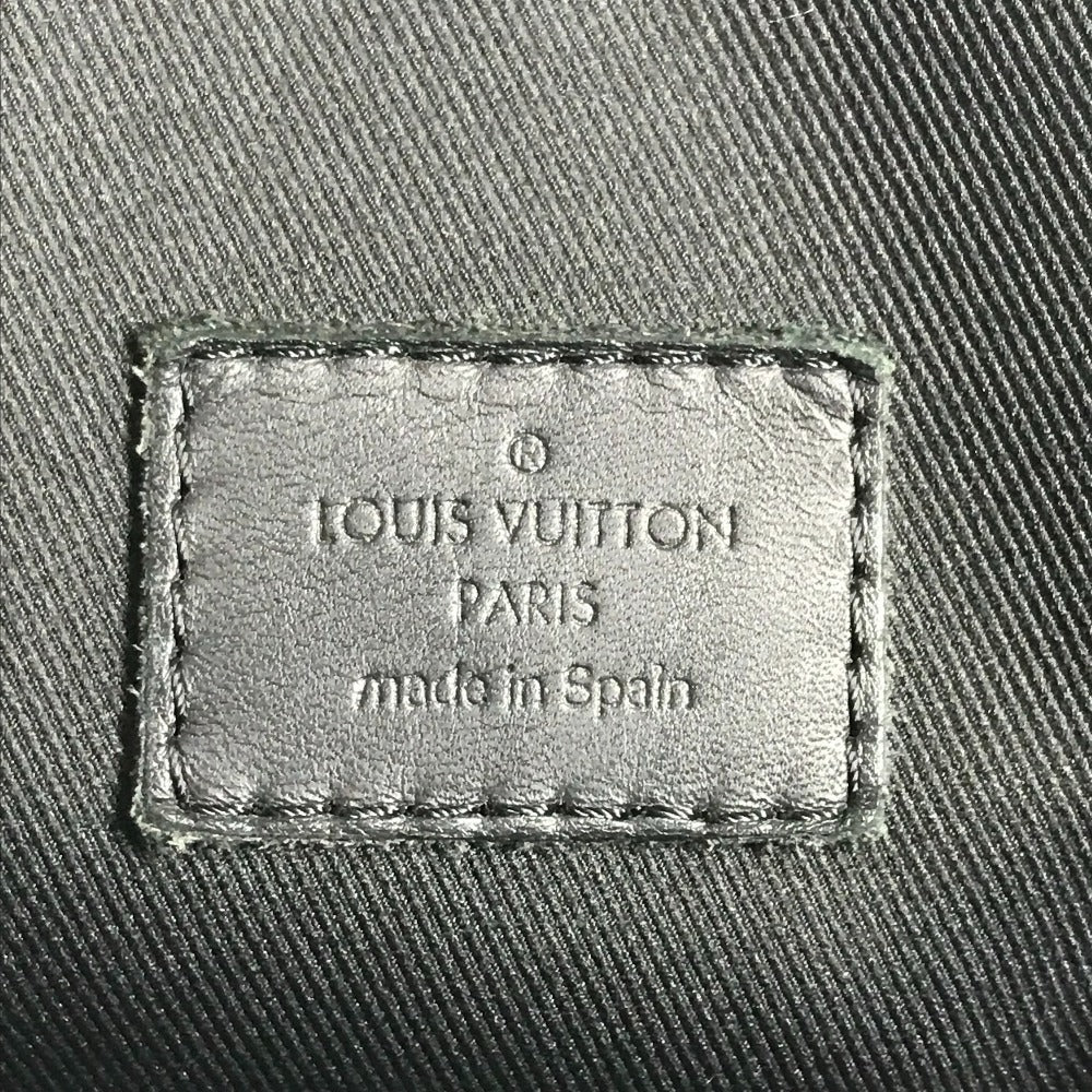 LOUIS VUITTON N41033 ダミエアンフィニ ディストリクトPM ディストリクトPM カバン フラップ 斜め掛け ショルダーバッグ ダミエアンフィニレザー ユニセックス オニキス ブラック
